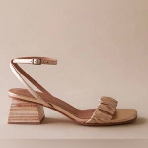 Huma Blanco brand new Rosalinda gold sandal size 38 (fits US 8-8.5).